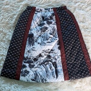 One Child Winter Quilted Puffer Skirt Size 10